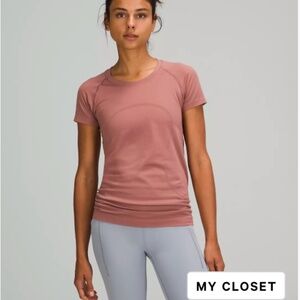 LuluLemon Swiftly Tech Short Sleeve Shirt Hip Length Spiced Chai